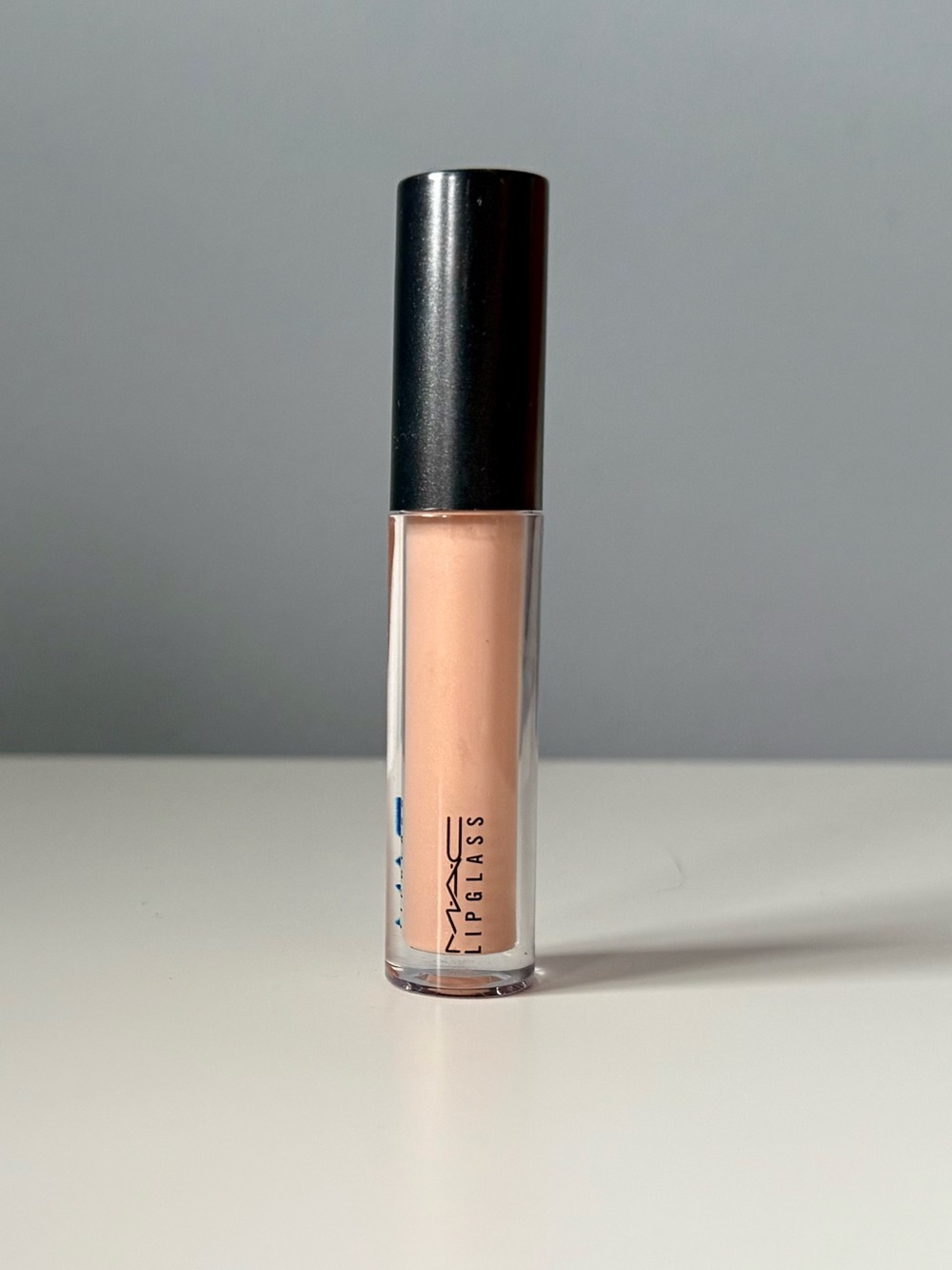 MAC Cosmetics Lipglass Lip Gloss - C-thru (Peachy Shimmer Nude)